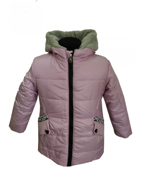 Winter jacket 20053 lilac color