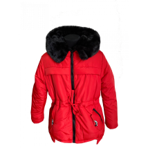 Куртка зимова 20060 червоного кольору