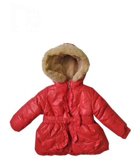 Куртка зимова 20085 червоного кольору