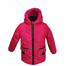 Куртка зимова для дівчинки 20103 рожевого кольору