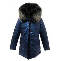 Куртка зимова 20131 синього кольору