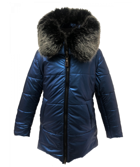 Куртка зимова 20131 синього кольору