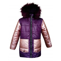 Winter jacket for girls 20159 purple color