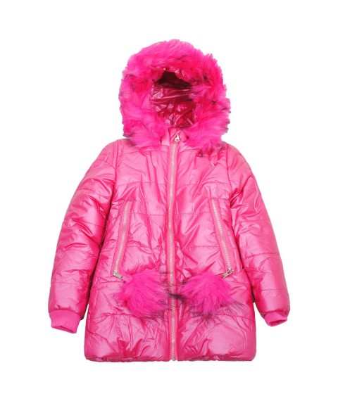 Куртка 20173 рожева