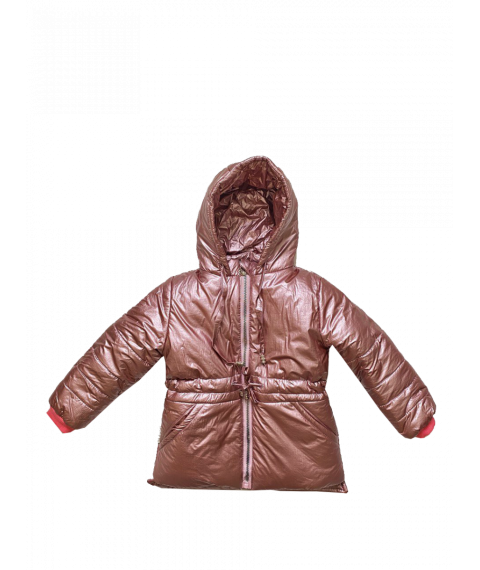 Winter jacket for girls 20203 pink color