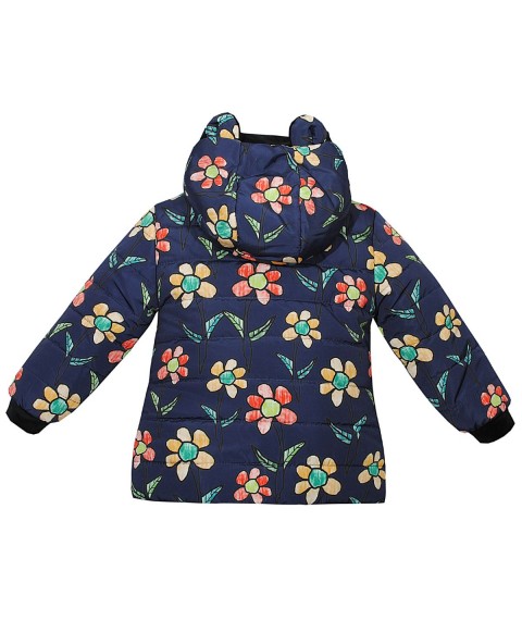 Jacket 22108 blue with print and ears