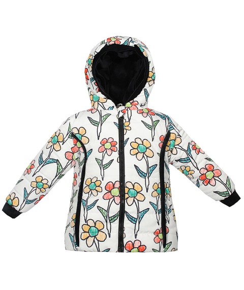 Jacket 22108 white with print and ears