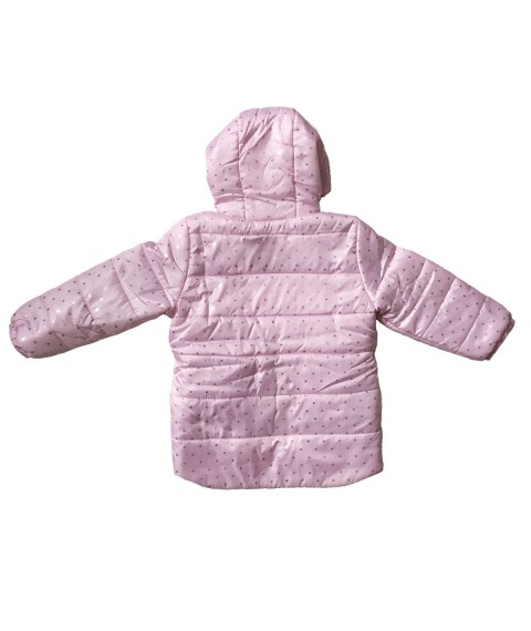 Куртка демісезонна для дівчинки 22334 рожевого кольору