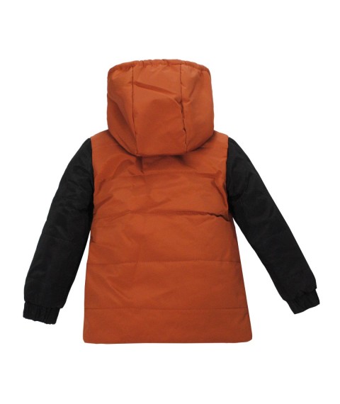 Куртка 22415 коричнево-чорна