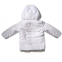 Demi-season jacket for a girl 22437 white