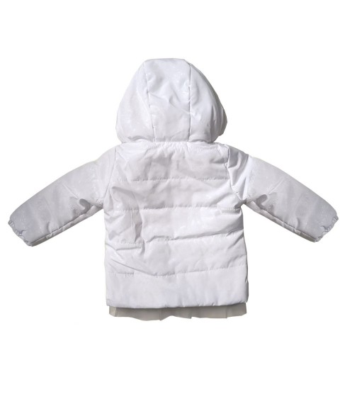 Куртка демісезонна для дівчинки 22437 білого кольору