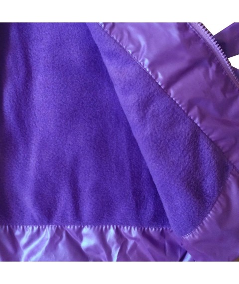 Demi-season jacket for girls 22516 purple