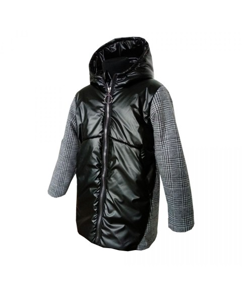 Demi-season jacket for girls 22670 black