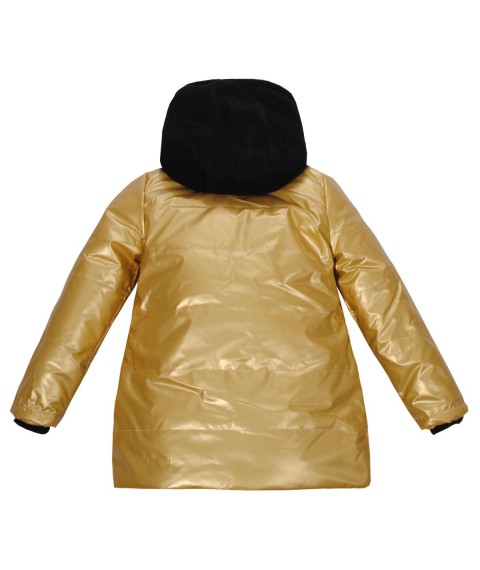 Куртка демісезонна для дівчинки 22727 золотиста