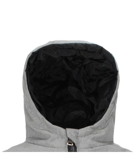 Jacket 22756 gray and black