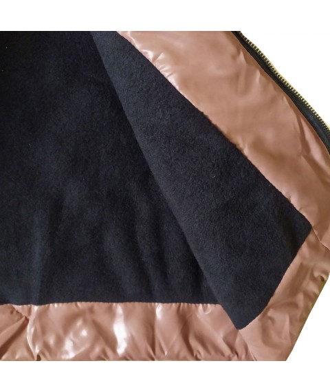 Demi-season jacket for a girl 22807 powder