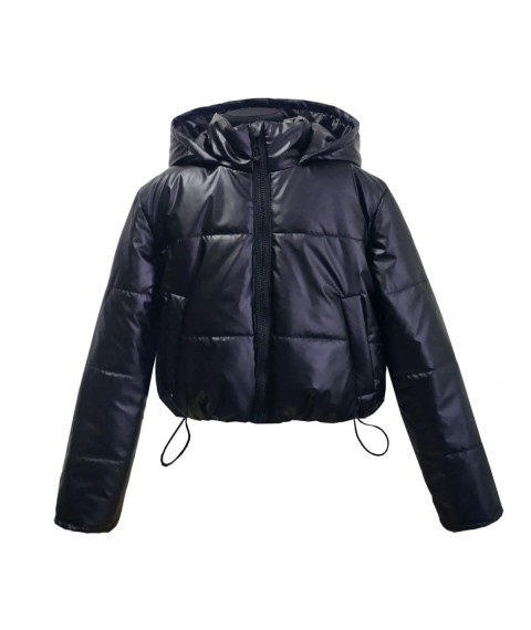 Girl's demi-season jacket 22820 black