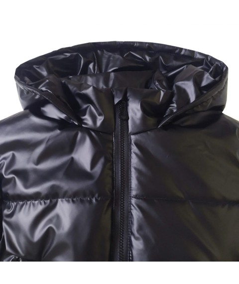 Куртка для дівчинки демісезонна 22820 чорного кольору