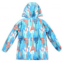 Raincoat 24115 blue color print