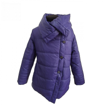 Demi-season jacket 2602 for a girl in blue color