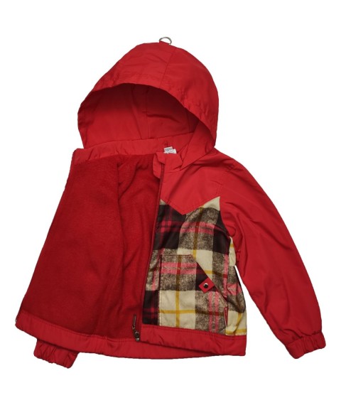 Jacket 2652 red color print