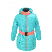 Demi-season jacket 2706 for a girl of blue color
