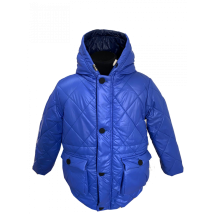 Blue winter jacket 2774 for a girl