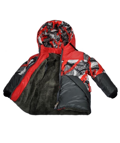 Jacket 20117 red-gray