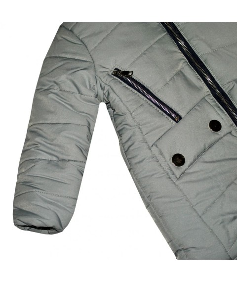 Куртка 20102 сіра