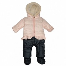 Overalls 32051 pink and black