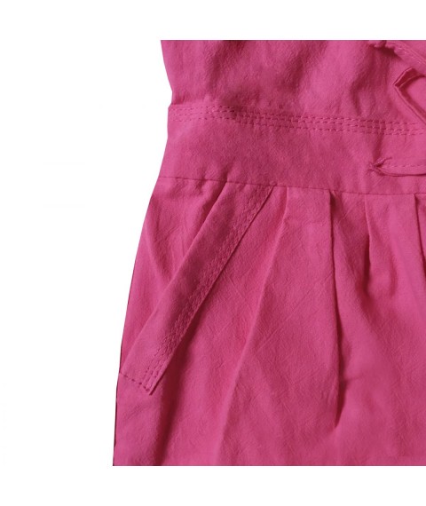 Summer half-overalls for girls 363 pink
