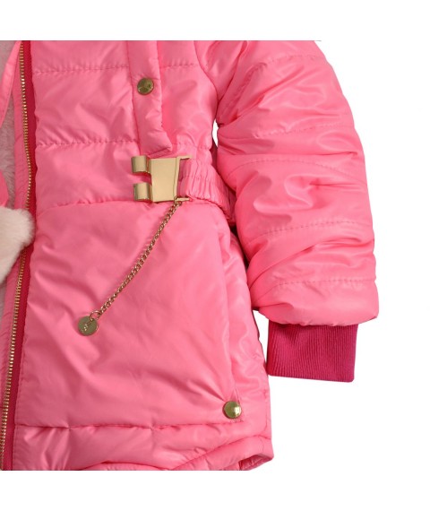 Куртка 20066 рожева