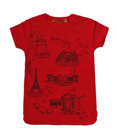 T-shirt for a girl 57203-1 red