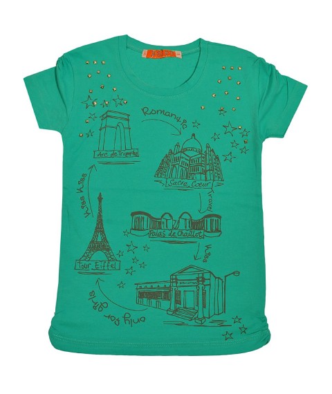 T-shirt for a girl 57203 sea wave