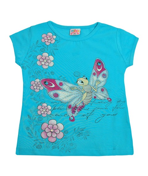T-shirt for a girl 57301 blue
