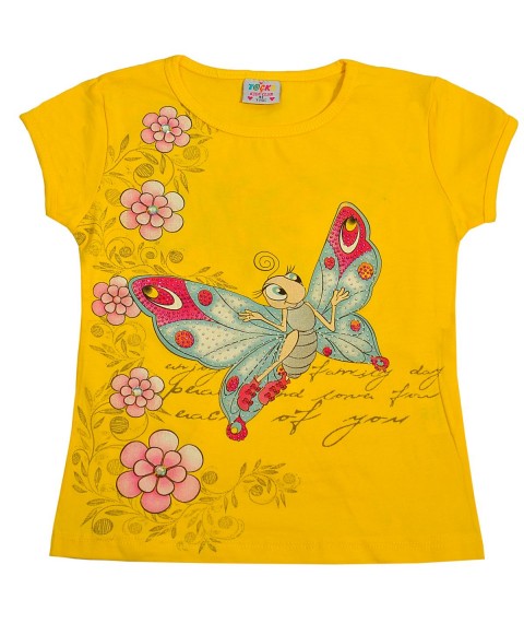T-shirt for a girl 57301 yellow