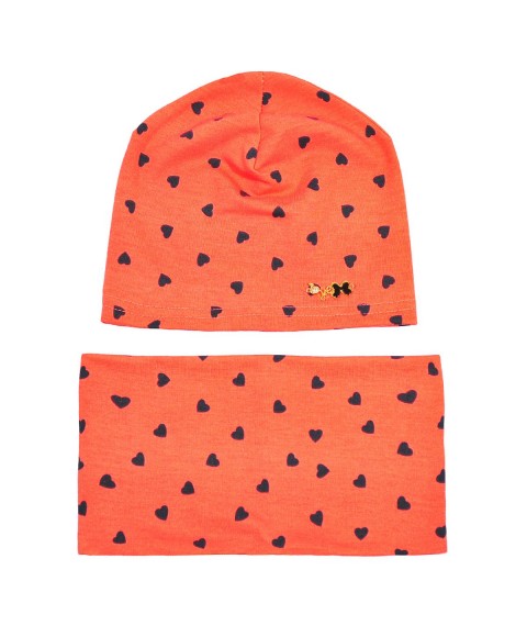 Hat Collar for a girl Odyjayko 847 pink