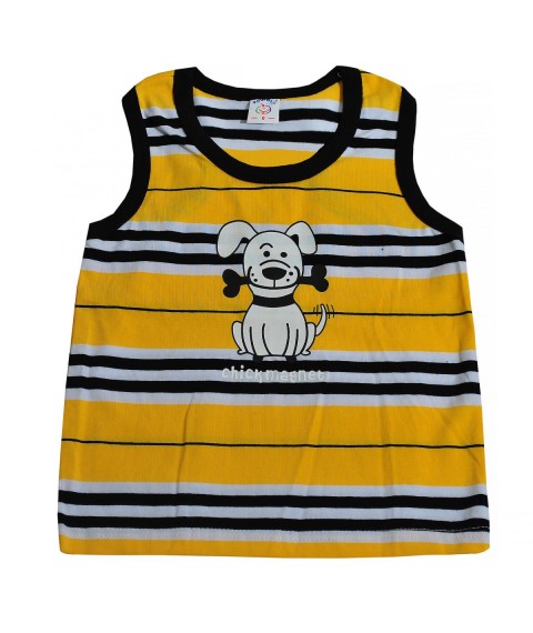 T-shirt for a boy 9780 yellow