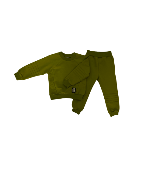 Костюм 555261-555258 оливковий