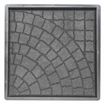 Moulds for paving slabs Veresk-2007 Hatch 400×400×50 mm
