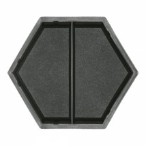 Форми для тротуарної плитки Вереск-2007 Шестигранник половинки поперечні 205×178×45 мм