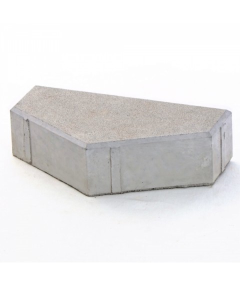 Moulds for paving slabs Veresk-2007 Hexagon Longitudinal Half 205×178×45 mm