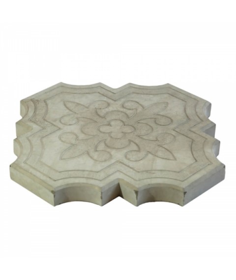 Mold for paving slabs Veresk-2007 Large Lily 297x297x25 mm