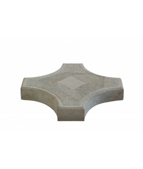 Moulds for paving slabs Veresk-2007 Rondo Large Cross 325×325×45 mm
