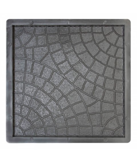 Форма для тротуарной плитки Вереск-2007 Паутинка 300×300×30 мм