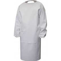 Apron for protection against chemical and biological substances