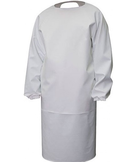 Apron for protection against chemical and biological substances