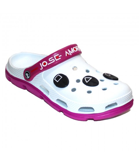 Women's slippers Jose Amorales 116471 41 White