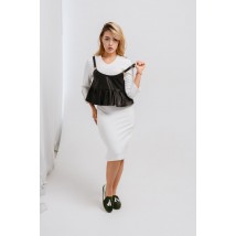 Комплект (платье + топ) VASILYEV STYLE S Белое с черным