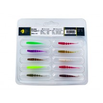 Набір силіконових приманок Wist Snake 2'' Mix #1